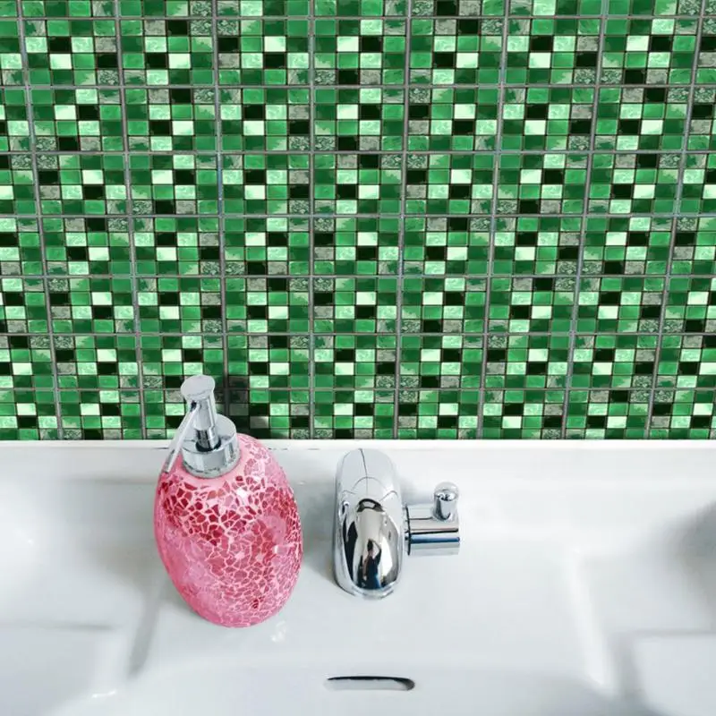 19 шт. водонепроницаемые наклейки плитки из ПВХ|Наклейки на стену| |