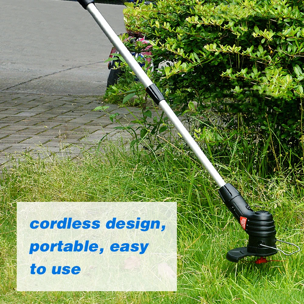 

32W Handheld Cordless Electric Lawn Mower Portable Lightweight Mowing Machine Trimmer USB Rechargeable Electric Mower Weed Eater