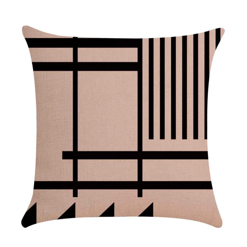 Новая Геометрическая наволочка Декоративные диванные Квадратные наволочки