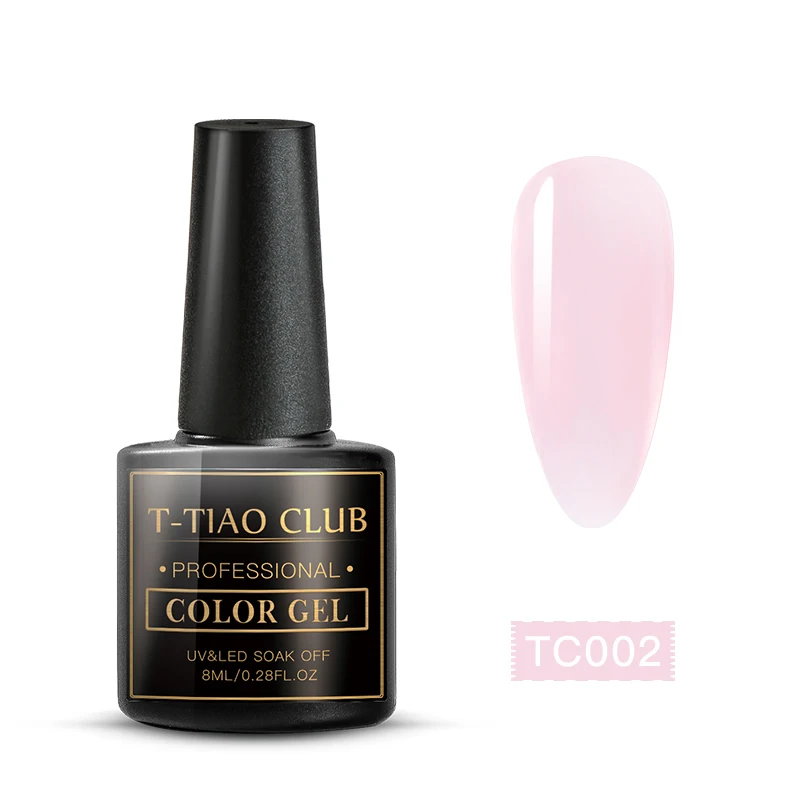 T-TIAO CLUB желе розовый гель лак для ногтей гель полупрозрачный гель лак замачиваемый дизайн ногтей УФ светодиодный гель лак здоровый цвет ногтей - Цвет: SS05066