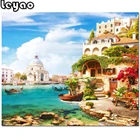 Алмазная 5d картина Венецианский Старый город, вышивка крестиком с пейзажем, полноразмерная круглая вышивка, домашний декор, подарок ручной работы