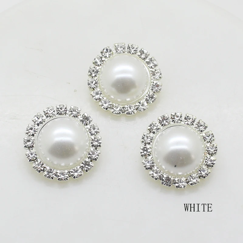 Блестящие жемчужные пуговицы 10 шт./лот 20 мм швейная пуговица для одежды свадебное