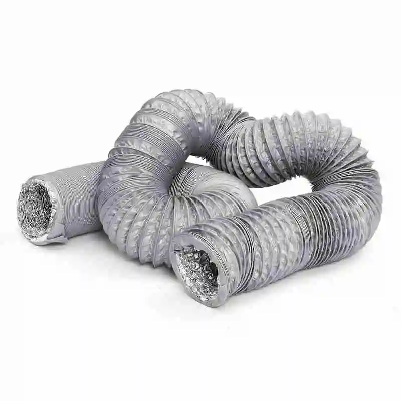 

6M 125mm Air Conditioner Exhaust Pipe Flexible Spare Parts Vent Hose Lampblack Machine Exhaust Hose Aluminum Foil