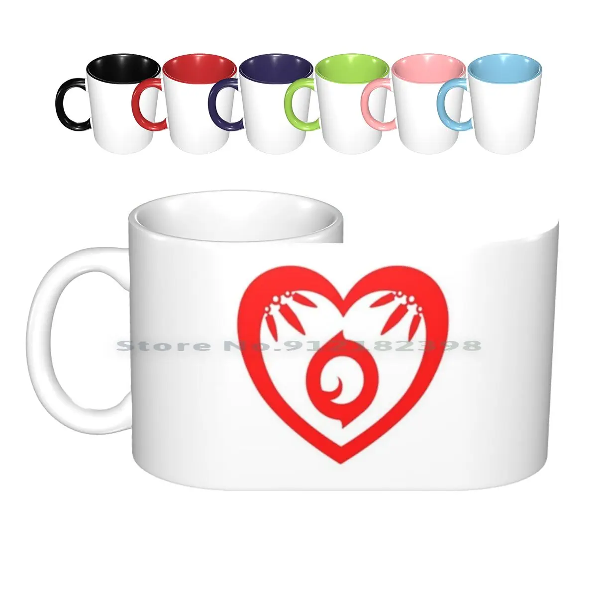 

The Jett Love Collection Ceramic Mugs Coffee Cups Milk Tea Mug Valorant Jett Love Riot Games Video Games Creative Trending