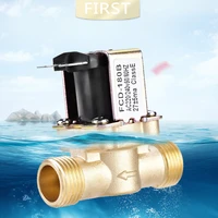 normally closed brass solenoid magnetic valve for hot water control 24v 34 inch 12 inch electric valve for solar water heater