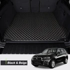 Напольный кожаный коврик для багажника, коврик для багажника, напольный ковер для грузового отделения BMW X5 F15 F85 2014-2018