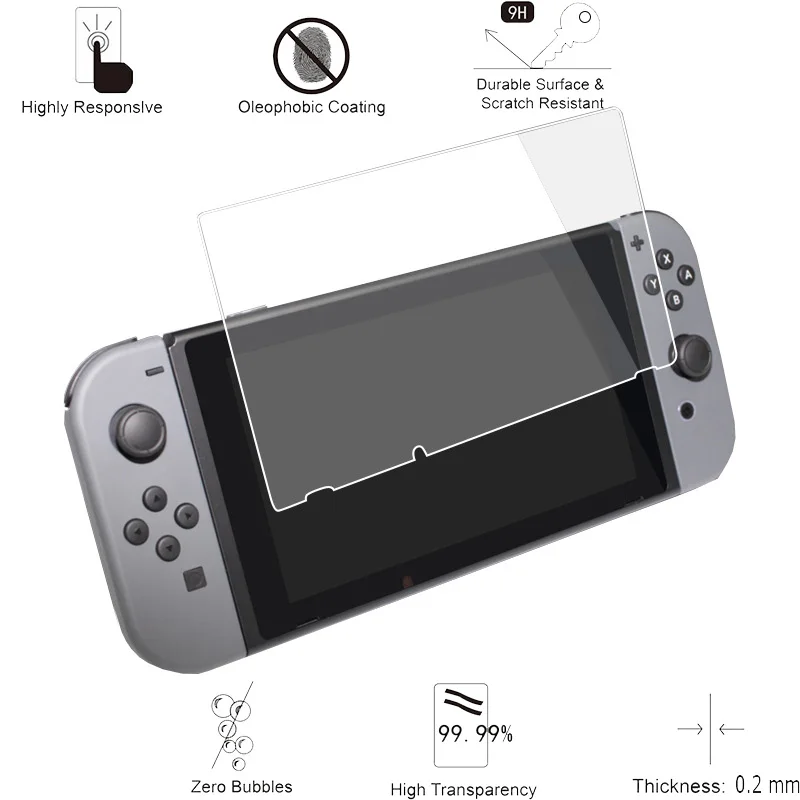 Аксессуары для Nintendo Switch ультратонкая пленка экрана NS HD из закаленного стекла