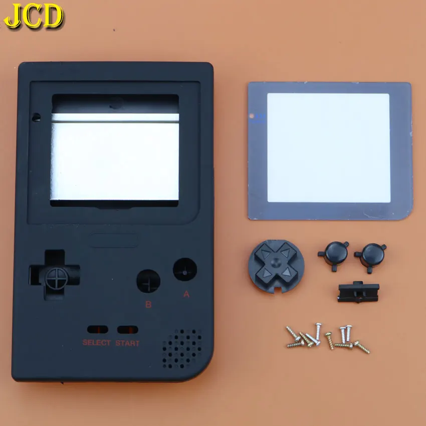JCD 1 шт. пластиковый Полный Чехол Корпус Замена корпуса для Gameboy Карманная игровая консоль для GBP Оболочка Чехол с кнопками комплект