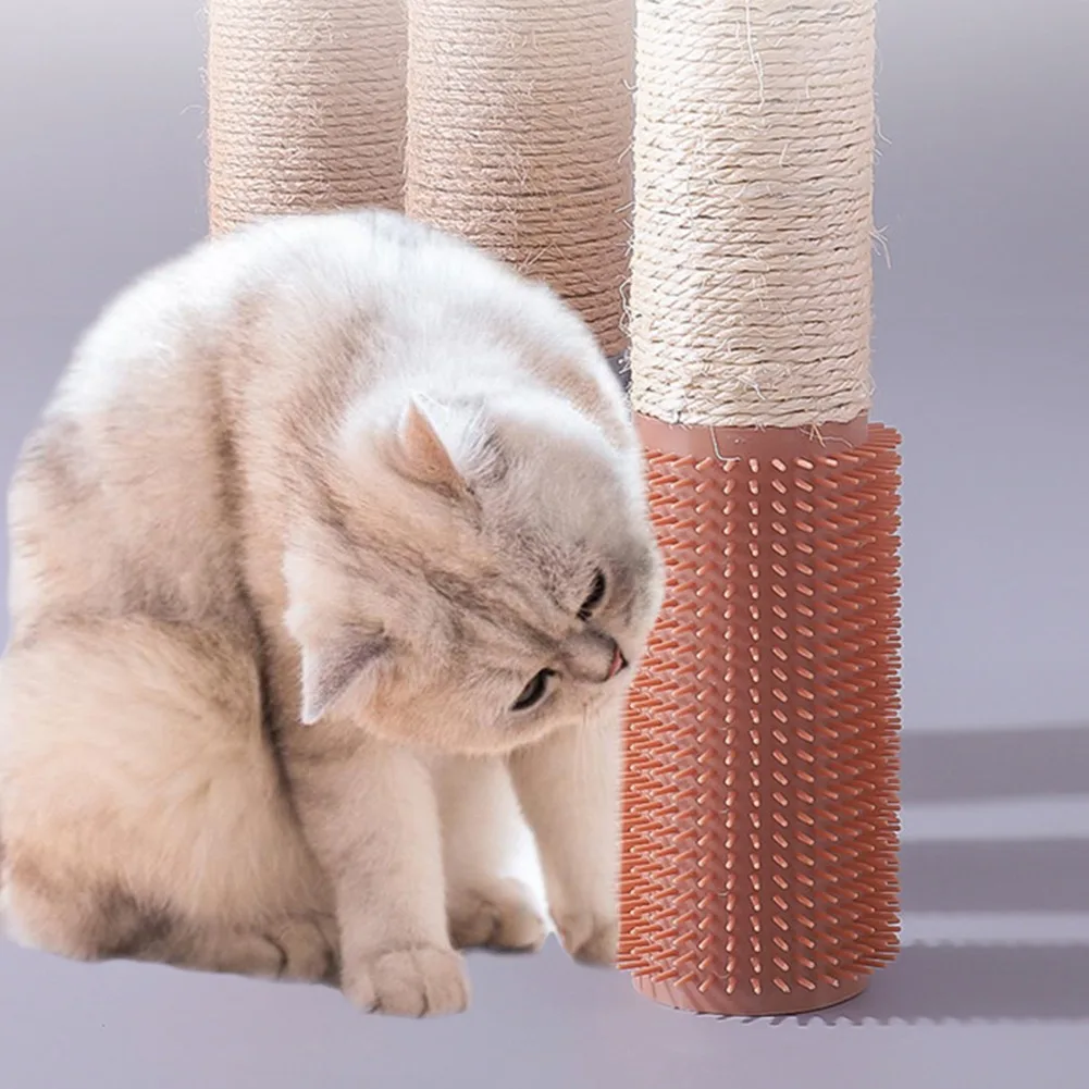 

2021 Cats Brush Corner Cat Massage Self Groomer Comb Brush Cat Rubs the Face with a Tickling Comb Cat Product Fur With Catnip