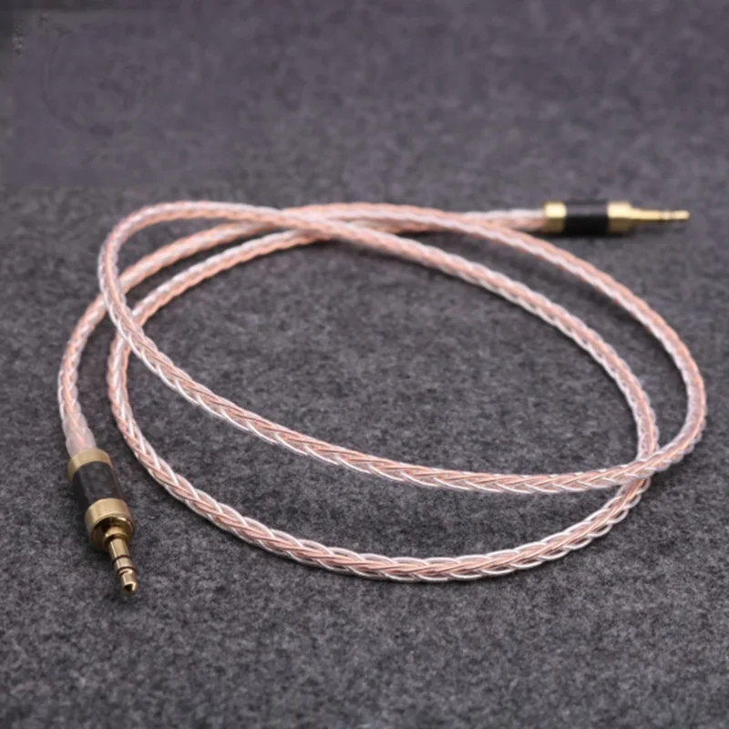 Аудио DIY OCC 7n медный серебристый смешанный проводник OFC наушники 3 5 до