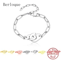 france popular 100 authentic 925 sterling silver european chain handcuff bracelet menottes hand cuff bracelet for women jewelry