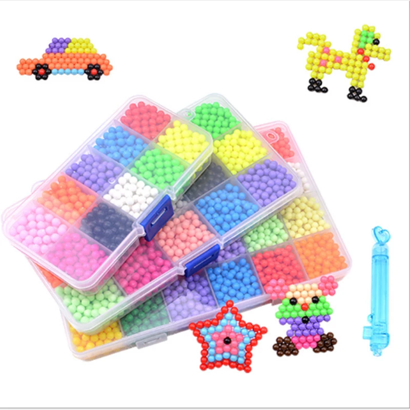 Детские игрушки сделай сам образовательные Волшебные бусины с клеем для воды