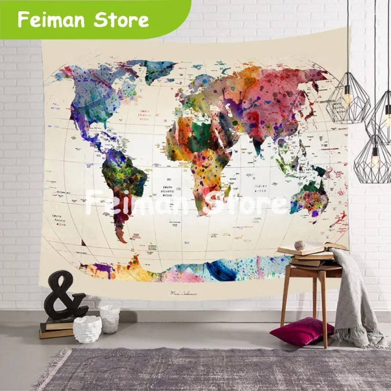 Украшение для дома гобелен с принтом Вселенная 3D Рисунок неба из полиэстера