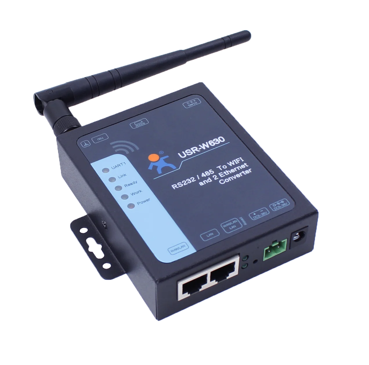 Последовательный порт RS232 RS485 к Wi Fi Ethernet конвертер 2 порта поддержка Modbus RTU