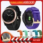 Ремешок для наручных часов Garmin Fenix 5S Plus D2 Delta S Fenix 6S pro пособие Mk2S, быстросъемный силиконовый удобный браслет для наручных часов, 20 мм