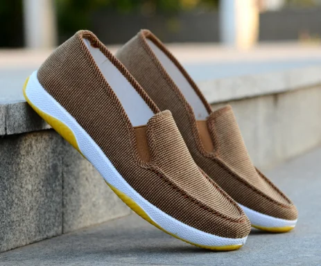 

10784-Men's shoes summer new breathable and comfortable running shoes lightweight elastic training shoes