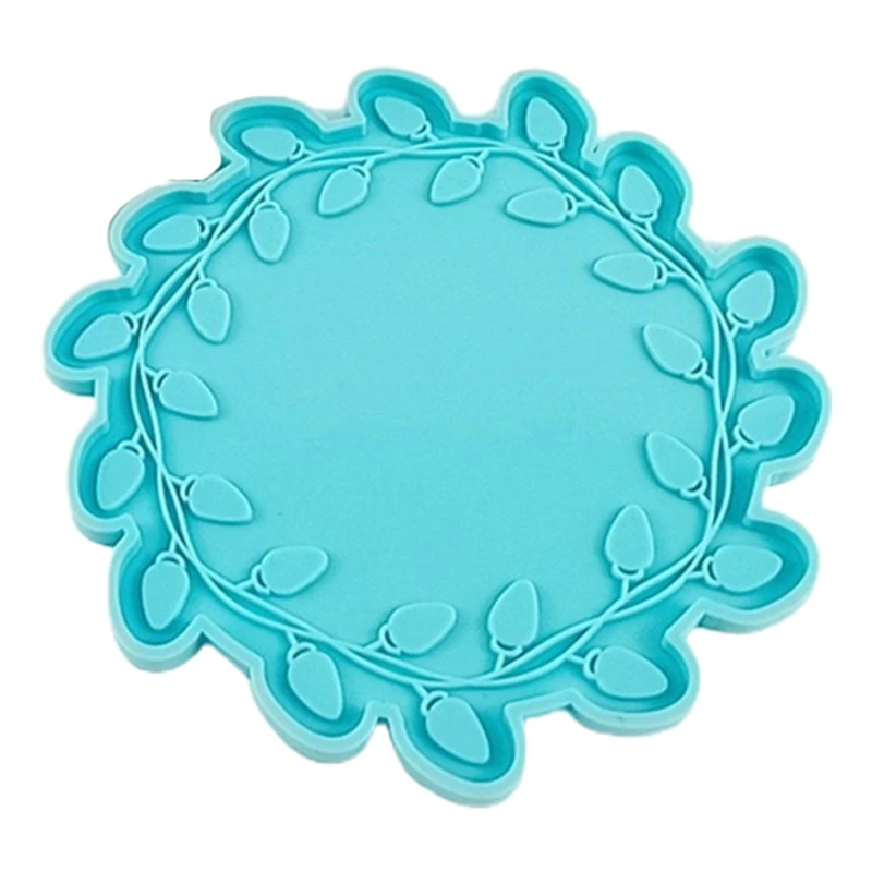 

2021 New Lacework Coaster Epoxy Resin Mold Cup Mat Pad Silicone Mould DIY Crafts Decorations Ornaments Casting Tools