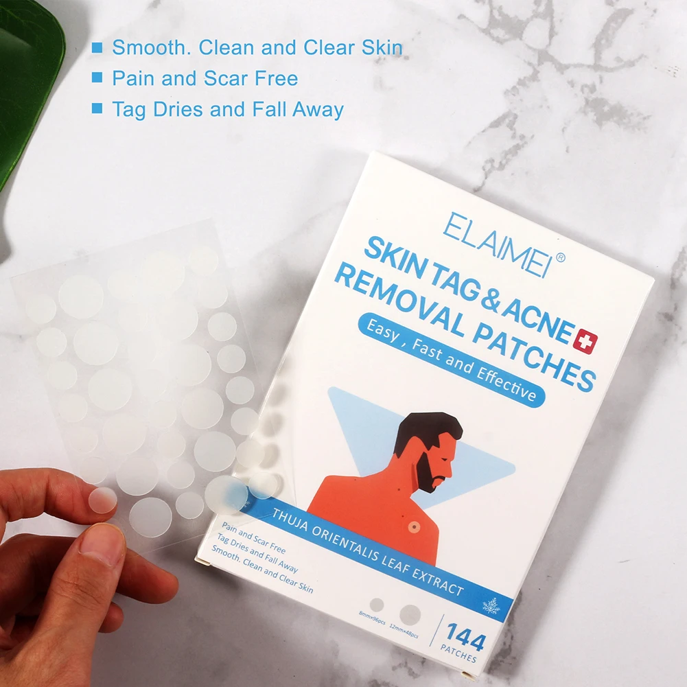 

Наклейки для удаления бородавок, 144 шт., набор тегов бородавок, инструменты для ухода за кожей