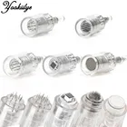 10 шт. винтовые картриджи иглы 1357912243642Pin 3D нано микроиглы для электрической микроиглы ручка Derma ручка против старения