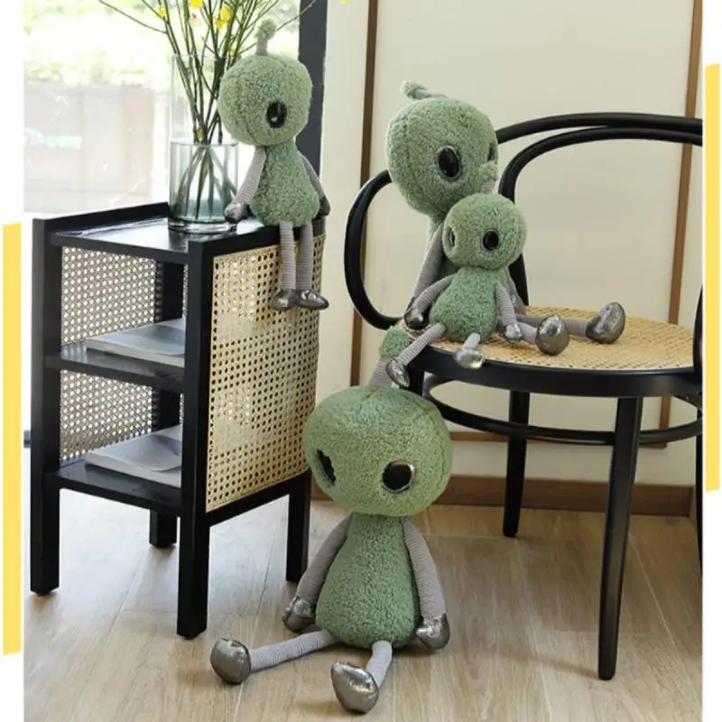

1Pc Plush Alien Doll Toy Kids Sleeping Back Cushion Cute Stuffed Green Alien Baby Accompany Doll Xmas Gift Stuffed Animals