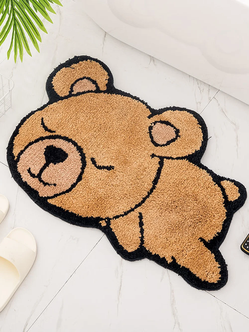 

Bathroom Door Entrance Mat Animal Bath Rug Bathroom Non-Slip Mat Toilet Door Mat Entrance Door Absorbent Mat Anti-Slip Door Mat