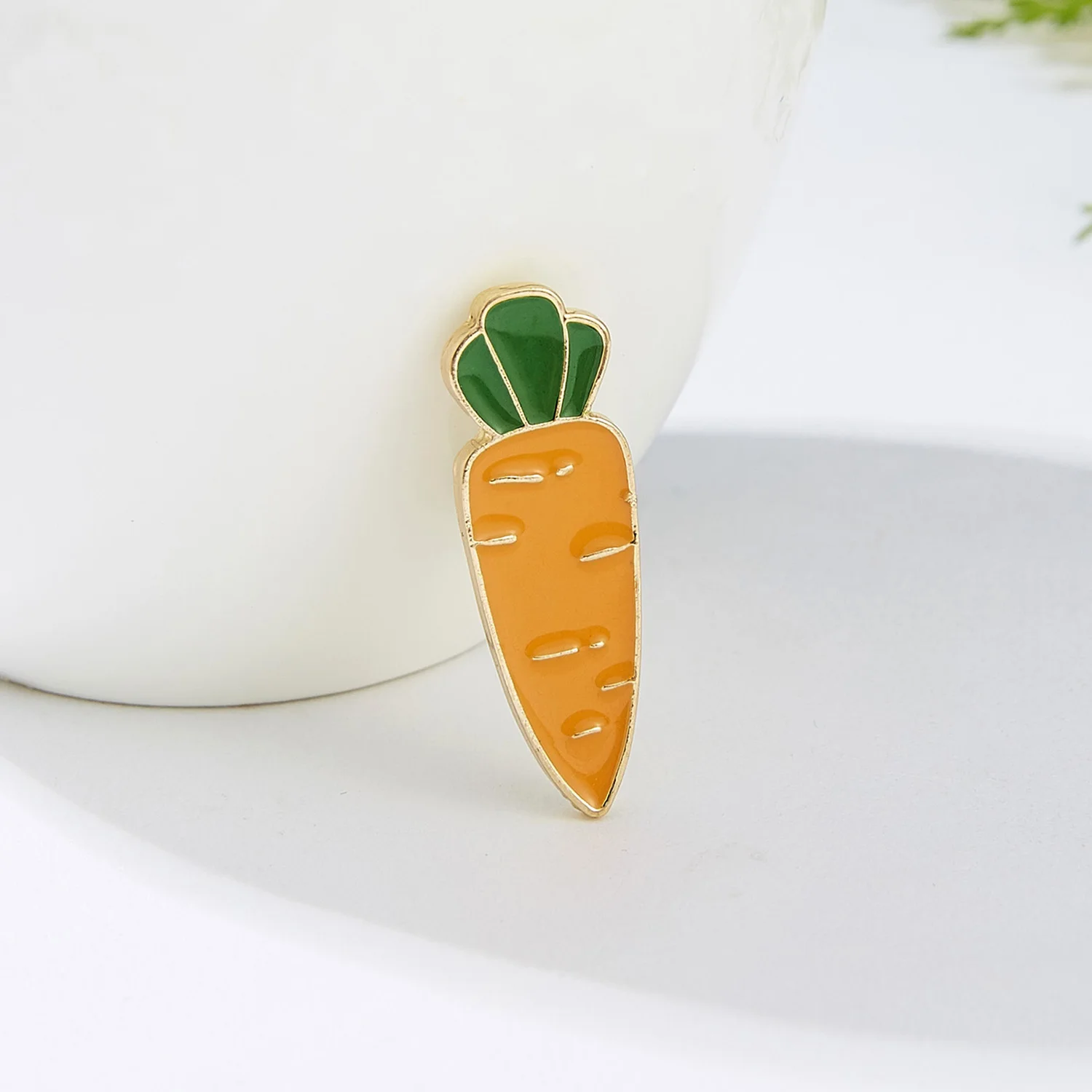 Креативные маленькие броши в виде растений эмалированные металлические булавки