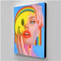 Десерт плакат скандинавские губы Холст Искусство зубы табличка Peinture сюр Toile губы живопись плакаты и принты Bilder Прямая поставка