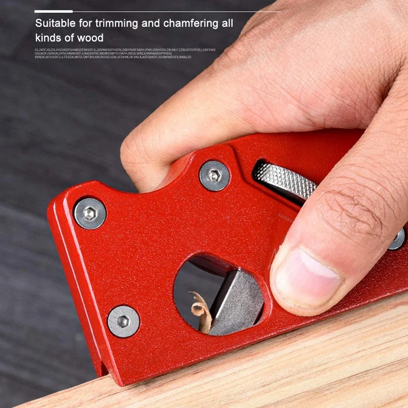 

Chamfer Plane for Wood - Woodworking Edge Corner Planer - Hand Wood Planer Tool for Chamfering and Trimming