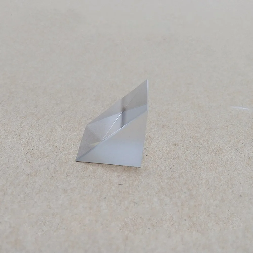25*25*25 мм оптические эксперименты Isosceles правый угол Triprism для радужного стекла