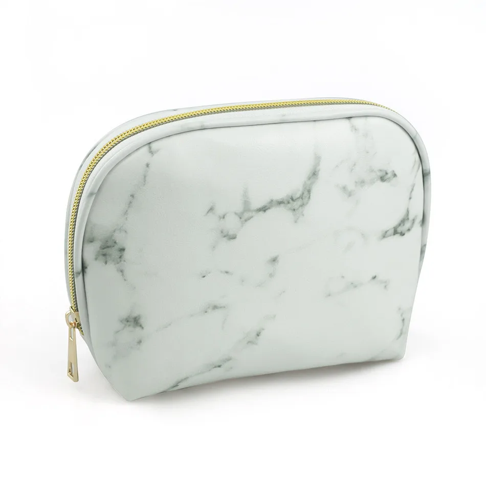

Cosmetic bag marble pattern travel large-capacity cosmetic storage bag ladies hand shell bag