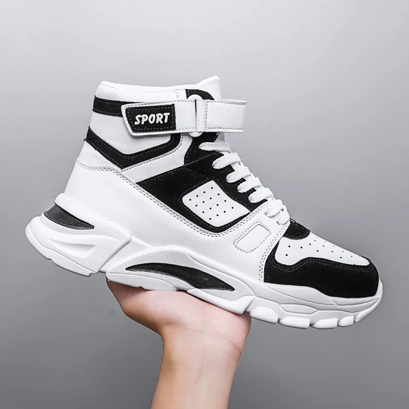 

Lcxmnd 2020 new autumn high top board shoes men's winter Plush thermal cotton shoes casual fashion shoes