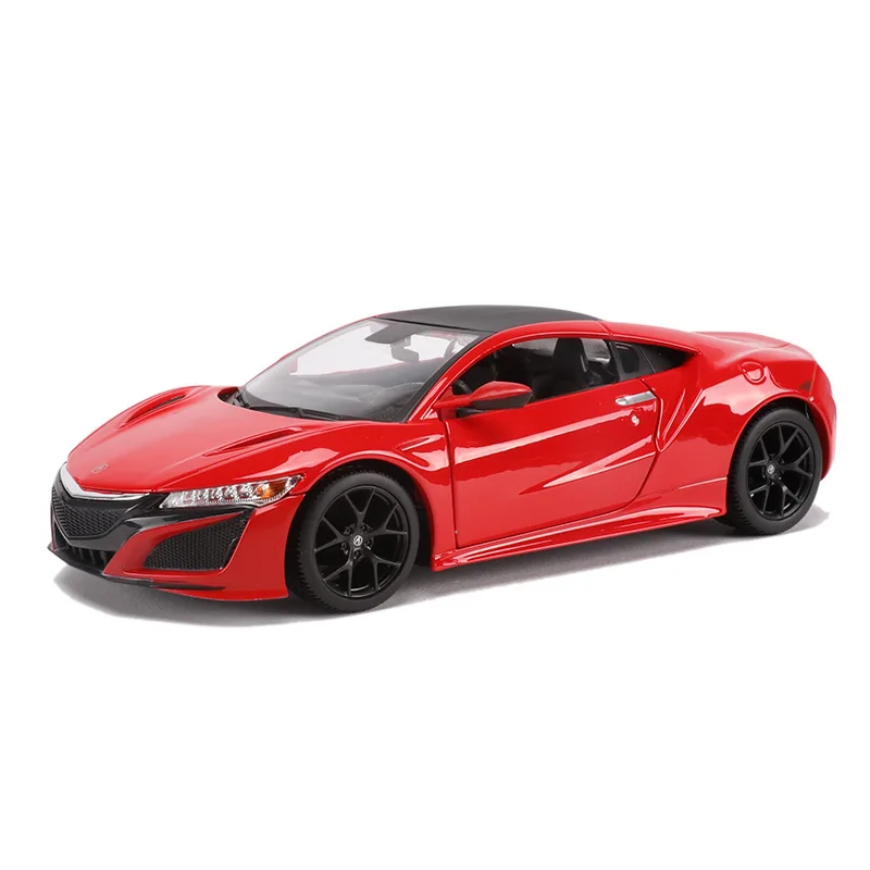 

Модель автомобиля из сплава в масштабе 1:24, 2018 NSX Acura, спортивный автомобиль, игрушка, подарок, украшение для детей, подарки