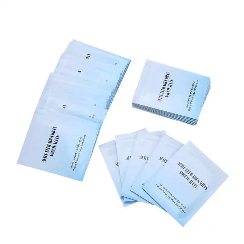 

Depilation Hair Removal Wax Wax Removal Wipe Individually Wrapped Wet Tissue Moisten Wax Oil Cleaning Towelette Epilator
