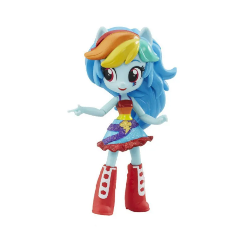 9pcs/lot Pony Girls 12cm Action Figures Plastic PVC Baby Doll Collection Figure 2020 Model Gifts Toy Set For Children | Игрушки и хобби