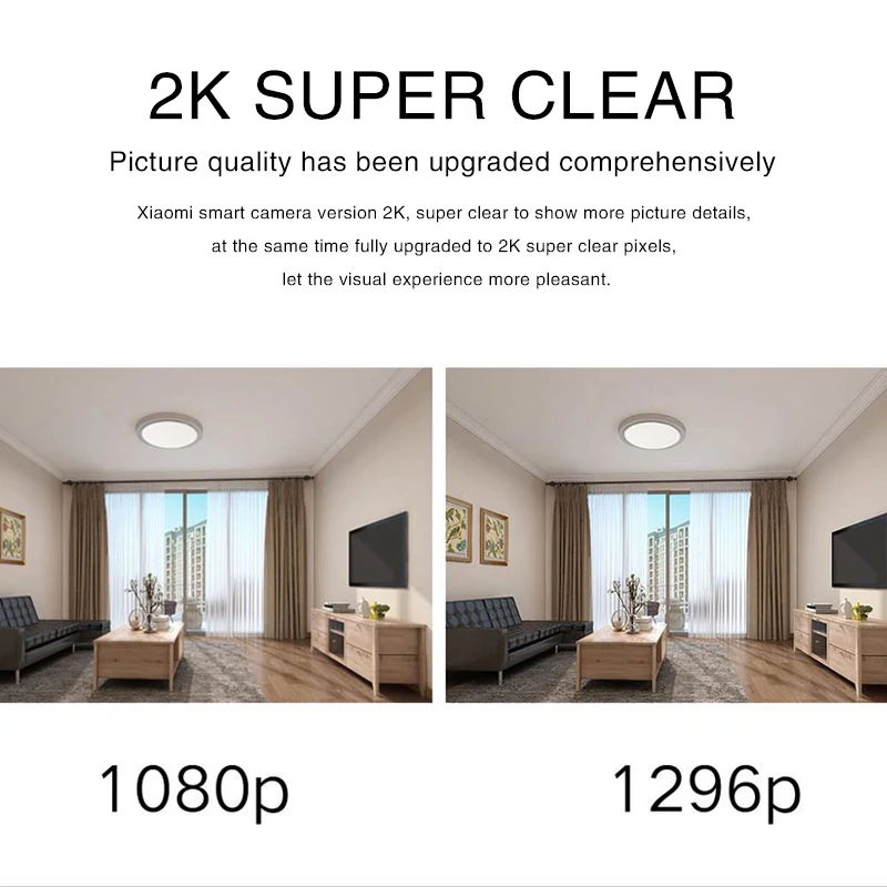Новая 2K IP смарт-камера с углом обзора 360 градусов Беспроводная Wi-Fi видеокамера