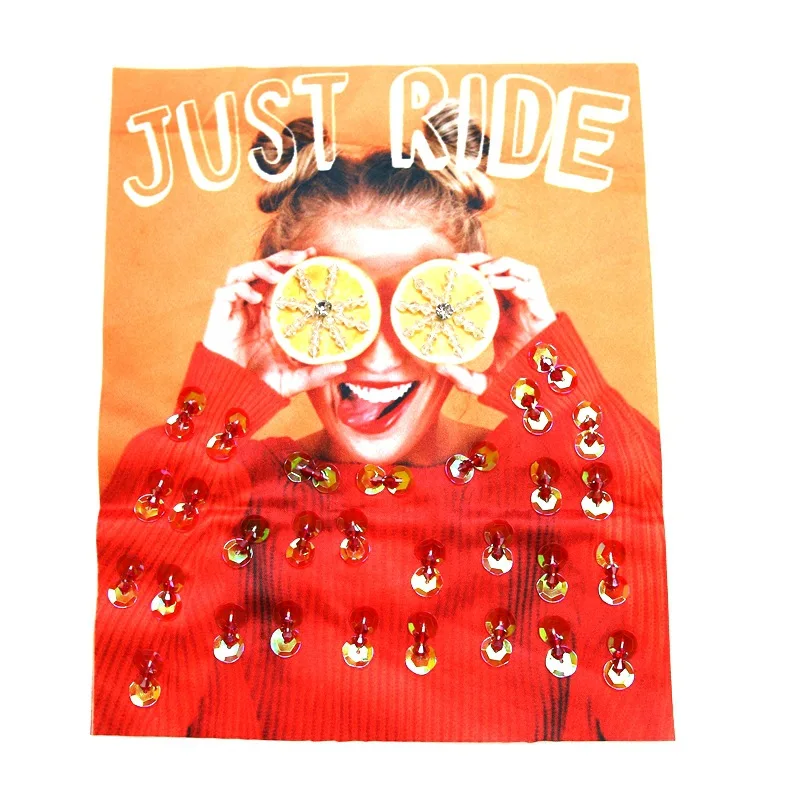 

Buiter patches stick clothing textiles design decorative decal girl bead drill pasted cloth embroidered coat joker
