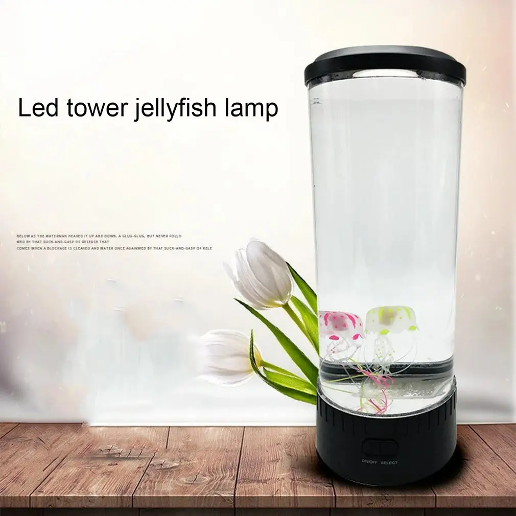 Лампа для медузы Лавовая светодиодная лампа менясветильник цвет Медузы с