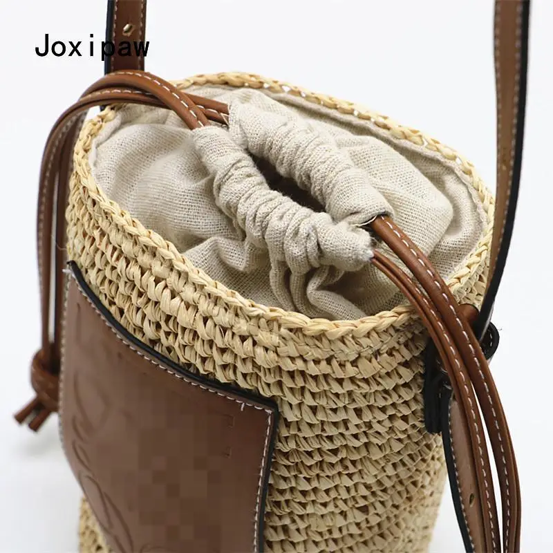 

The New Straw One-Shoulder Slant Women's Woven Bag Beach Bag for Women 2021 Straw Bags for Women