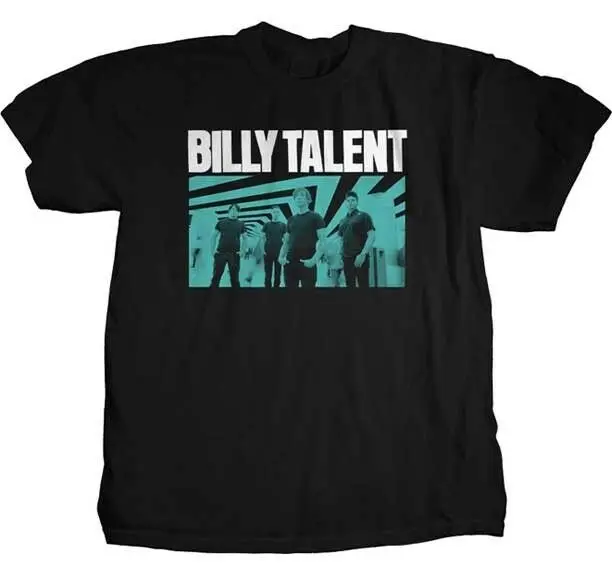 BILLY TALENT синяя фото футболка S M L XL брендовая новая официальная футболка|Мужские