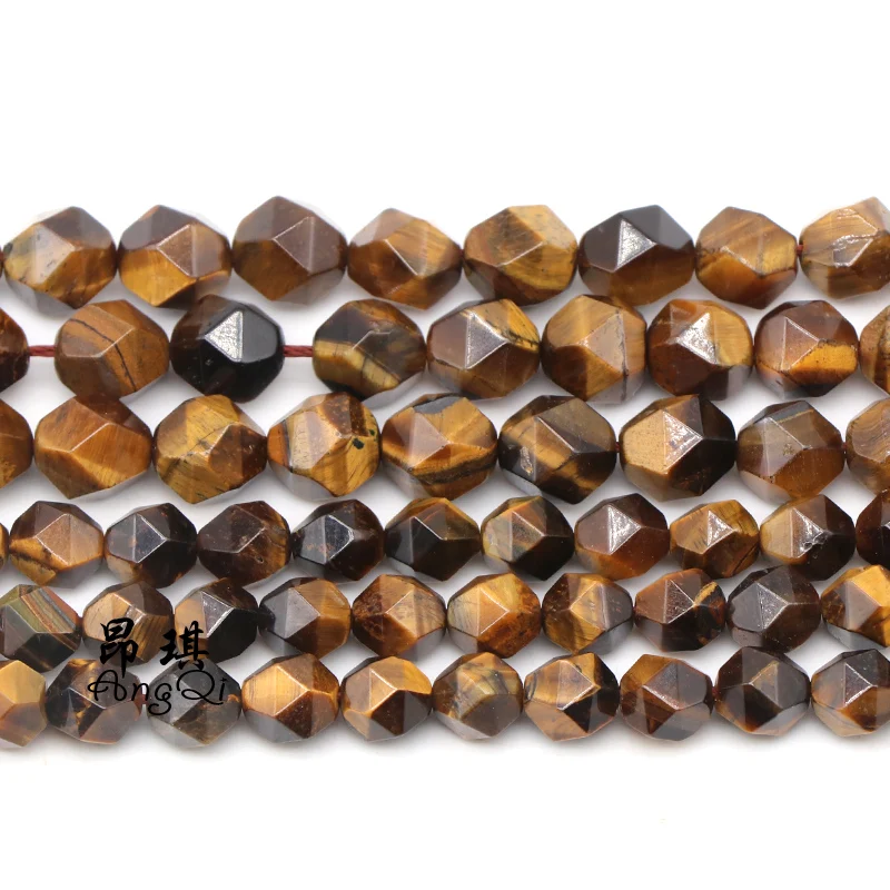 Естественный неправильной формы бусины из коричневого золота тигровый глаз