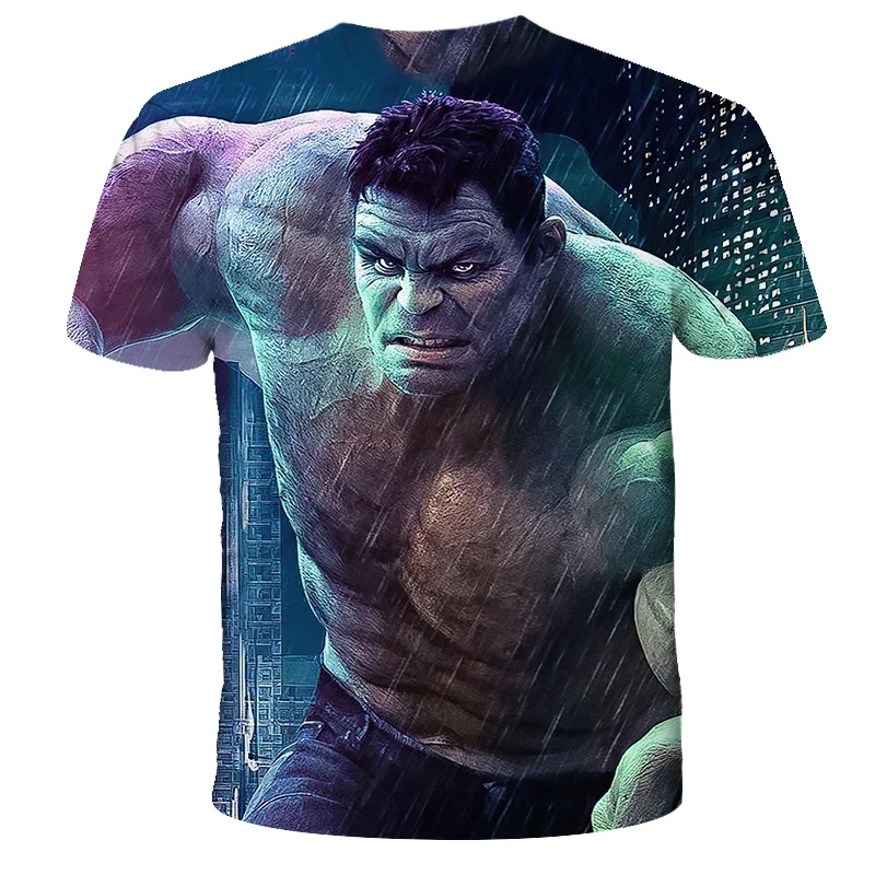 

Kids Funny Casual New Tshirt Fashion T-shirt Summer Hulk Tshirt Children Boy Girl Clothes Cool Tshirt Tops Tees 4T-14T