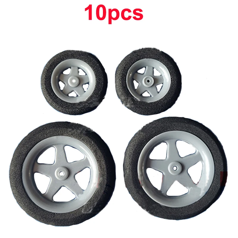 

10 шт. радиоуправляемая модель самолета, губка, колесо диаметром 30 мм/46 мм, задняя часть для самостоятельной сборки, запасные части D30 * H7/D46 * H9 ...