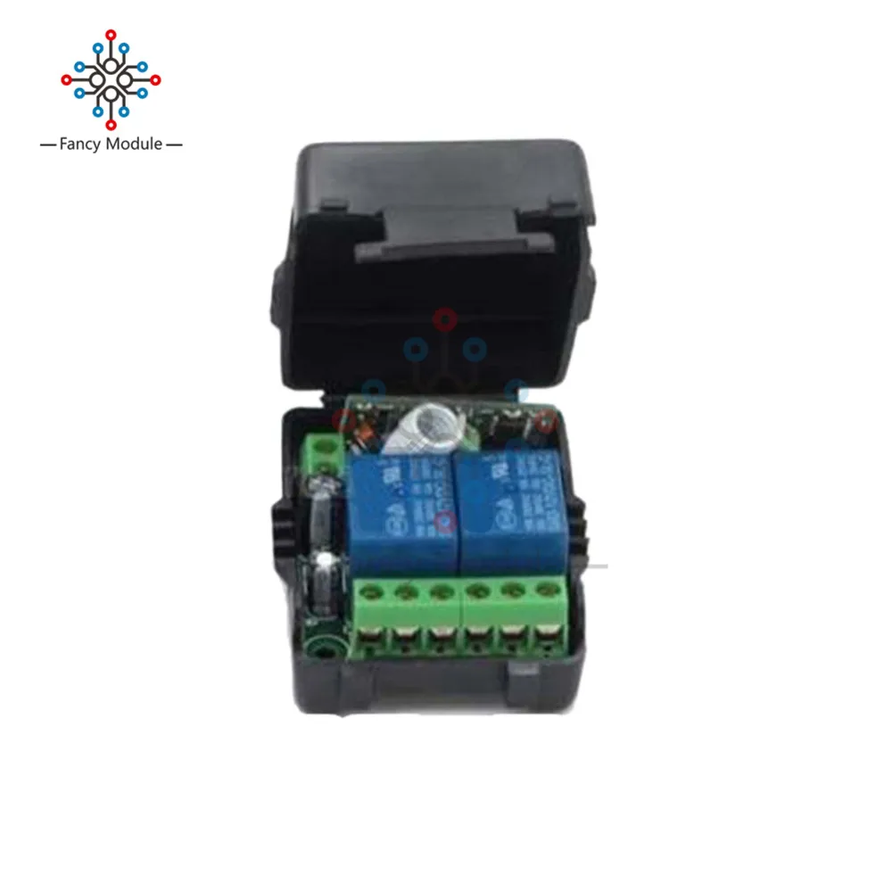 12 В постоянного тока 10 А реле 2 канала беспроводной Радиочастотный пульт