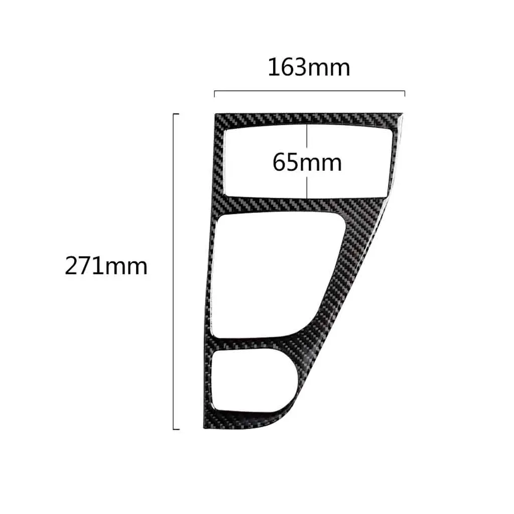 

For Infiniti Q50 14 -2019 Carbon Fiber Gear Shift Box Panel Ashtray Sticker Trim