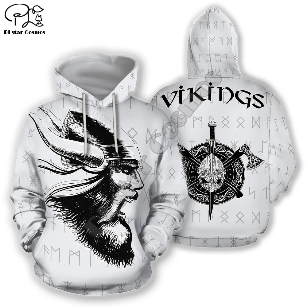 

PLstar Cosmos Viking Armor Tattoo Warrior Viking God Odin Symbol NewFashion Tracksuit Harajuku Funny 3Dprint Men/Women Hoodie 24