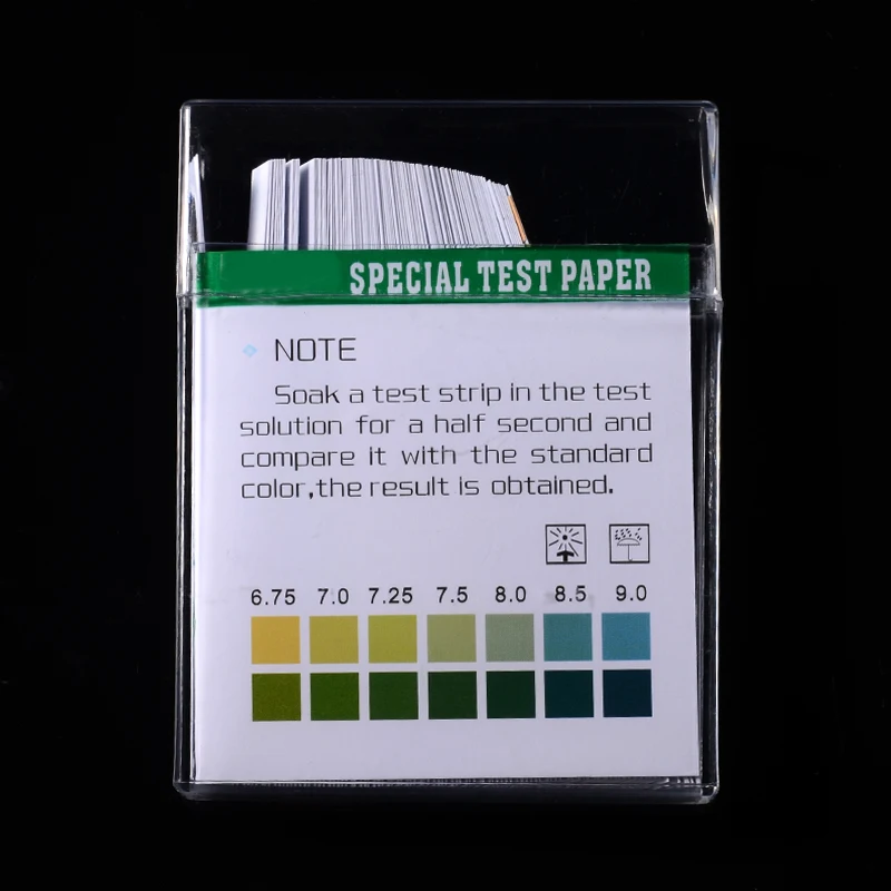 100 шт./кор. Щелочная Тесты индикаторные бумаги лаборатории человеческого тела PH ing