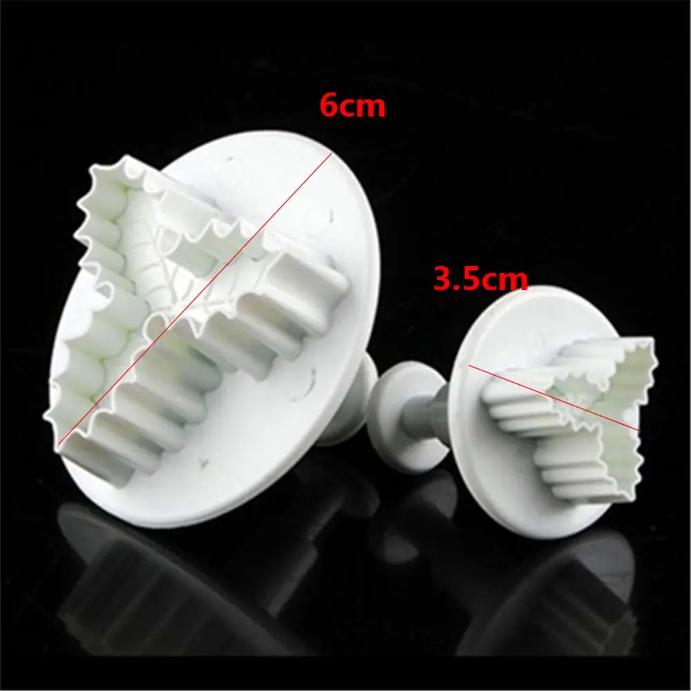 Инструменты для приготовления Рождественского торта 2 шт./компл. Holly листик Cookie