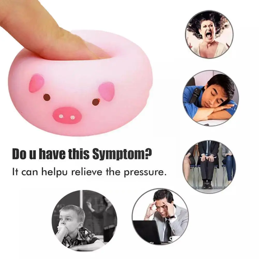 

Squeezing Toy Mini Cute Pink Pig Antistress Rising Ball Stress Relief Toys Toys Artifact Gift Sticky Decompression Squeeze A0o9
