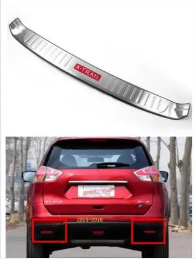 Защита заднего бампера Rogue из нержавеющей стали Накладка на порог багажника для