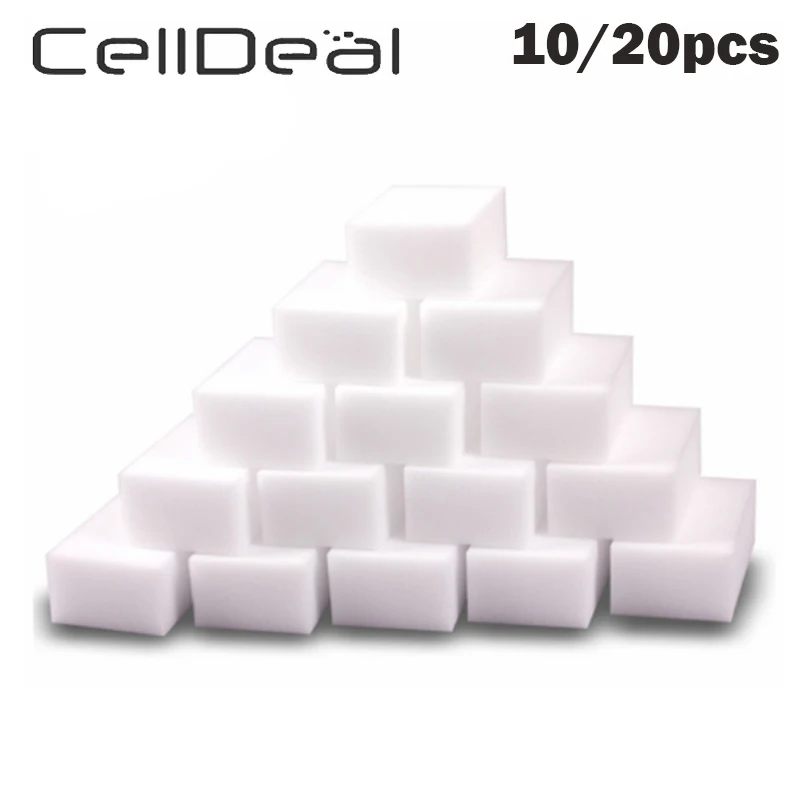 

10/20pcs Magic Sponge Eraser Melamine Kitchen Cleaner Sponge Home Eco-Friendly Cleaning Sponge for Dish Wash Bathroom Shoes Tool